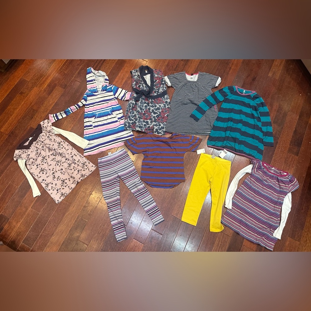 Tea Collection Girls Size 7 Clothing Set. NWT-EUC-VGUC. 💝 9 pieces! 💝. X-POSTED